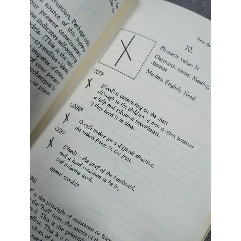 At The‎ Well of Wyrd A Handbook of Runic Divination Edred Thorsson VTG Paperback